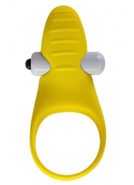 Желтое эрекционное виброкольцо Banana Ring - Devi - в Абакане купить с доставкой