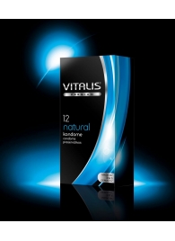 Классические презервативы VITALIS PREMIUM natural - 12 шт. - Vitalis - купить с доставкой в Абакане
