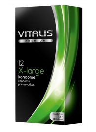 Презервативы увеличенного размера VITALIS PREMIUM x-large - 12 шт. - Vitalis - купить с доставкой в Абакане