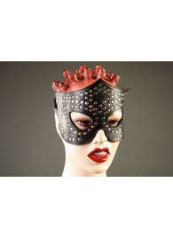 Чёрная маска-очки с клёпками - Подиум - купить с доставкой в Абакане