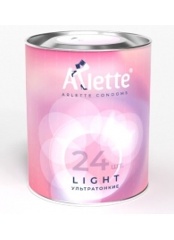 Ультратонкие презервативы Arlette Light - 24 шт. - Arlette - купить с доставкой в Абакане