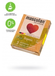 Экологически чистые презервативы Masculan Organic - 3 шт. - Masculan - купить с доставкой в Абакане