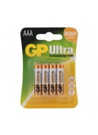 Батарейки алкалиновые GP Ultra Alkaline 24А AАA/LR03 - 4 шт. - Элементы питания - купить с доставкой в Абакане