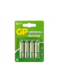 Батарейки солевые GP GreenCell AA/R6G - 4 шт. - Элементы питания - купить с доставкой в Абакане