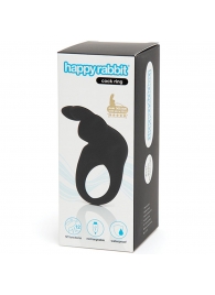 Черное эрекционное виброкольцо Happy Rabbit Rechargeable Rabbit Cock Ring - Happy Rabbit - в Абакане купить с доставкой