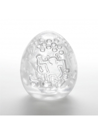 Мастурбатор-яйцо Keith Haring EGG DANCE - Tenga - в Абакане купить с доставкой