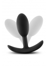 Черный анальный стимулятор Vibra Slim Plug Small - 8,8 см. - Blush Novelties