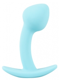 Голубая анальная втулка Mini Butt Plug - 7,1 см. - Orion