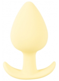 Жёлтая анальная втулка Mini Butt Plug - 6 см. - Orion