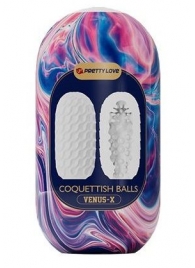 Мастурбатор в форме яйца Coquettish Balls - Baile - в Абакане купить с доставкой