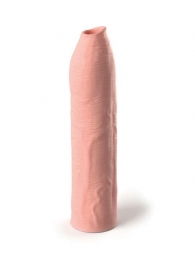 Телесная насадка-удлинитель Uncut Silicone Penis Enhancer - 17,8 см. - Pipedream - в Абакане купить с доставкой
