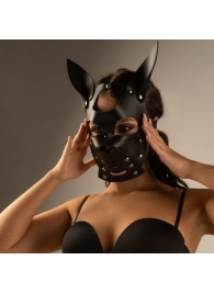 Черная маска  Собака  с ушками - Crazy Handmade - купить с доставкой в Абакане