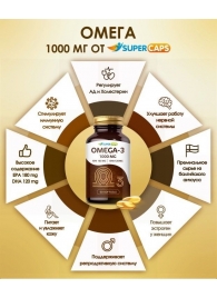 Пищевая добавка SuperCaps OMEGA-3 - 50 капсул (1000 мг) - SuperCaps - купить с доставкой в Абакане