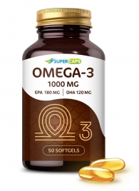 Пищевая добавка SuperCaps OMEGA-3 - 50 капсул (1000 мг) - SuperCaps - купить с доставкой в Абакане