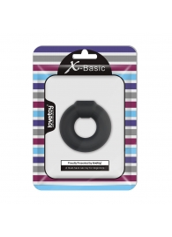 Черное эрекционное кольцо Ultra Soft Platinum Cure Silicone Cockring - Lovetoy - в Абакане купить с доставкой