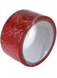 Красный скотч для связывания Bondage Tape - 15 м. - Eroticon - купить с доставкой в Абакане