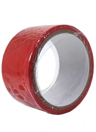 Красный скотч для связывания Bondage Tape - 15 м. - Eroticon - купить с доставкой в Абакане