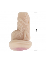 Реалистичный мастурбатор-вагина с вибрацией - LOVETOY (А-Полимер) - в Абакане купить с доставкой