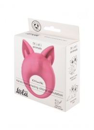 Розовое перезаряжаемое эрекционное кольцо Kitten Kiki - Lola Games - в Абакане купить с доставкой