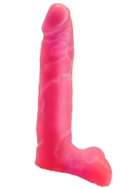 Розовая насадка-фаллос для трусиков Harness - 16,5 см. - LOVETOY (А-Полимер) - купить с доставкой в Абакане