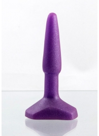Фиолетовый анальный стимулятор Small Anal Plug Purple - 12 см. - Lola Games
