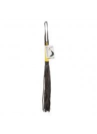 Черная плеть с желтой рукоятью Boundless Flogger - 69,25 см. - California Exotic Novelties - купить с доставкой в Абакане