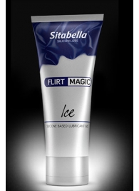 Силиконовая гель-смазка FLIRT MAGIC Ice с лёгким пролонгирующим эффектом - 75 мл. - Sitabella - купить с доставкой в Абакане