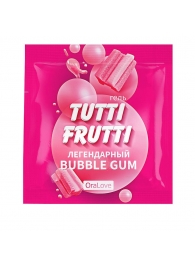 Пробник гель-смазки Tutti-frutti со вкусом бабл-гам - 4 гр. - Биоритм - купить с доставкой в Абакане