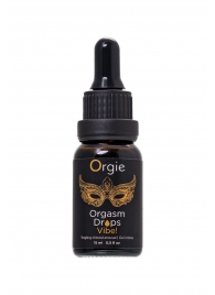 Возбуждающий гель для клитора ORGIE Orgasm Drops Vibe - 15 мл. - ORGIE - купить с доставкой в Абакане