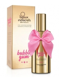 Гель с ароматом жвачки Bubblegum 2-in-1 Scented Silicone Massage And Intimate Gel - 100 мл. - Bijoux Indiscrets - купить с доставкой в Абакане