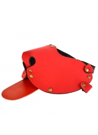 Красная неопреновая маска  Дог - Sitabella - купить с доставкой в Абакане