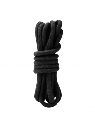 Черная хлопковая веревка для связывания - 3 м. - Lux Fetish - купить с доставкой в Абакане