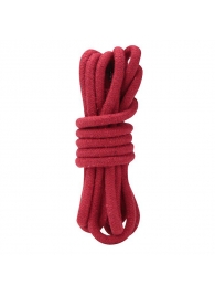 Красная хлопковая веревка для связывания - 3 м. - Lux Fetish - купить с доставкой в Абакане