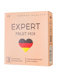 Ароматизированные презервативы EXPERT Fruit Mix - 3 шт. - Expert - купить с доставкой в Абакане