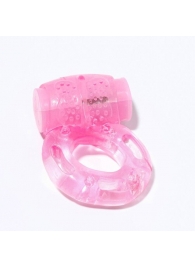 Розовое мягкое эрекционное кольцо с вибрацией - Сима-Ленд - в Абакане купить с доставкой