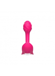 Розовый многофункциональный стимулятор для женщин - I-MOON