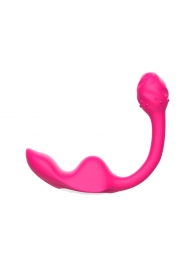 Розовый многофункциональный стимулятор для женщин - I-MOON