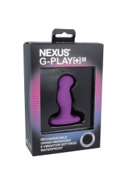 Фиолетовая вибровтулка Nexus G-Play+ M - Nexus Range - в Абакане купить с доставкой
