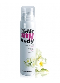 Массажная хрустящая пенка Tickle My Body Monoi с ароматом моной - 150 мл. - Love to Love - купить с доставкой в Абакане