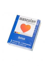 Презервативы с пупырышками Masculan Dotted - 3 шт. - Masculan - купить с доставкой в Абакане