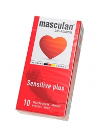 Презервативы Masculan Sensitive plus - 10 шт. - Masculan - купить с доставкой в Абакане