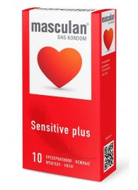 Презервативы Masculan Sensitive plus - 10 шт. - Masculan - купить с доставкой в Абакане