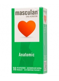 Презервативы анатомической формы Masculan Anatomic - 10 шт. - Masculan - купить с доставкой в Абакане