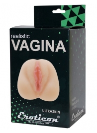 Телесный мастурбатор-вагина 3D - Eroticon - в Абакане купить с доставкой