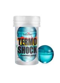 Интимный гель Termo Shock Hot Ball с разогревающе-покалывающим эффектом (2 шарика по 3 гр.) - HotFlowers - купить с доставкой в Абакане