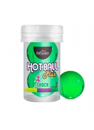 Лубрикант на силиконовой основе Hot Ball Plus с покалывающим эффектом (2 шарика по 3 гр.) - HotFlowers - купить с доставкой в Абакане