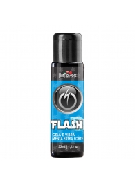 Стимулирующий гель Flash Menta Extra Forte с ароматом мяты и эффектом вибрации - 35 мл. - HotFlowers - купить с доставкой в Абакане