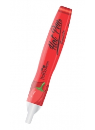 Ручка для рисования на теле Hot Pen со вкусом острого перца - HotFlowers - купить с доставкой в Абакане