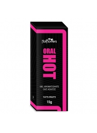 Гель для оральных ласк Oral Hot с согревающим эффектом - 15 гр. - HotFlowers - купить с доставкой в Абакане
