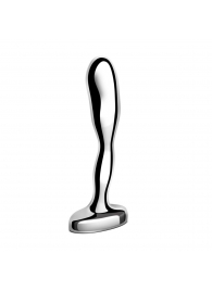 Стальной стимулятор простаты Stainless Steel Prostate Plug - 11,5 см. - b-Vibe - в Абакане купить с доставкой